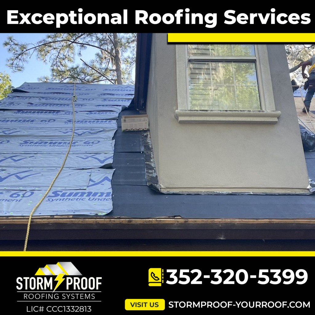 High-quality roofing services provided by Storm Proof Roofing Systems in Inverness, FL.