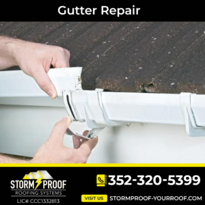 Gutter installation services from Storm Proof Roofing Systems Location: Inverness Fl , We service Central Florida