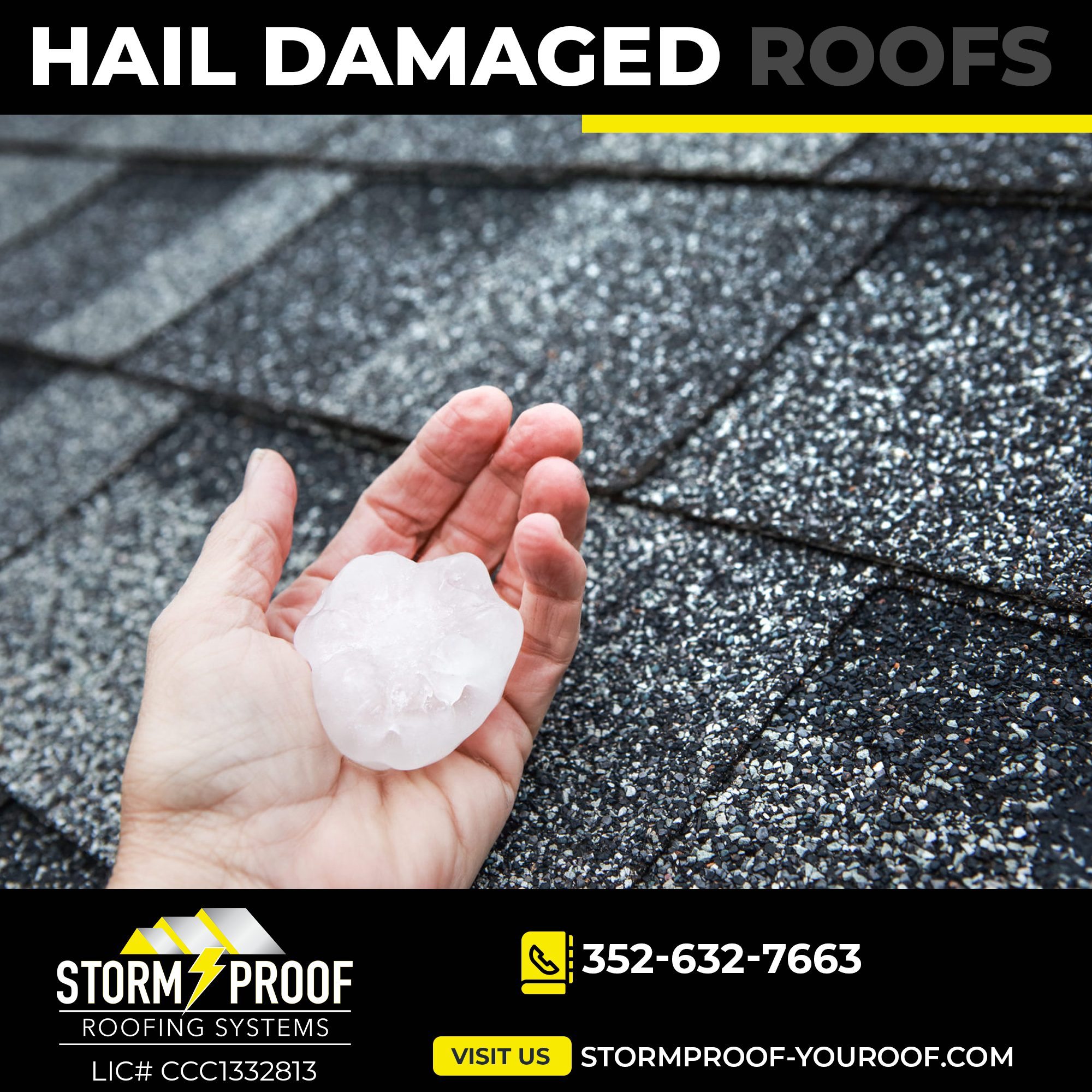 Read more about the article Hail Damage Roofing in Central Florida