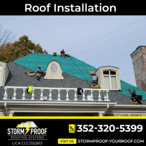 Roof installation services by Storm Proof Roofing Systems in Inverness, FL and Central Florida.
