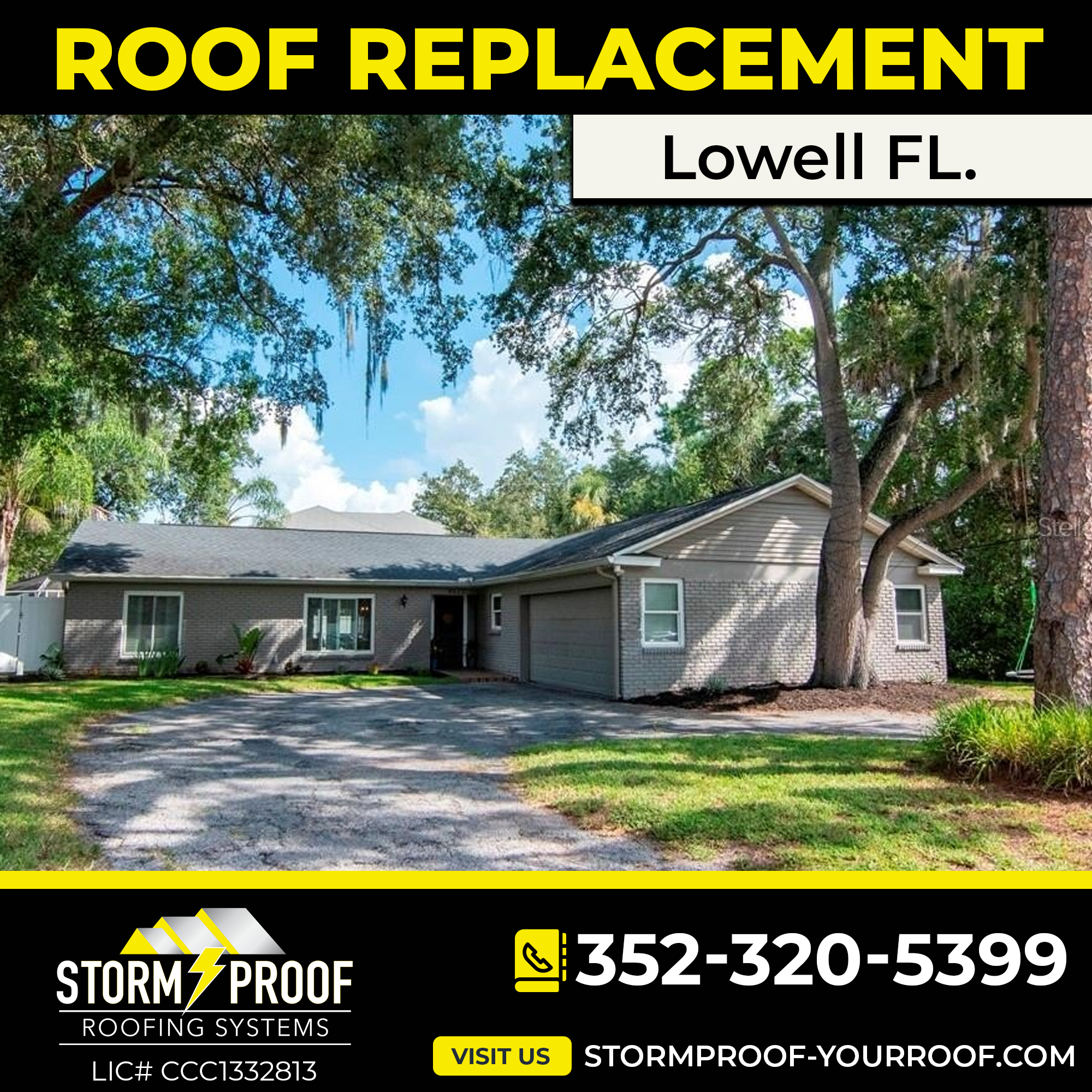 Read more about the article Roof Replacement Lowell Florida
