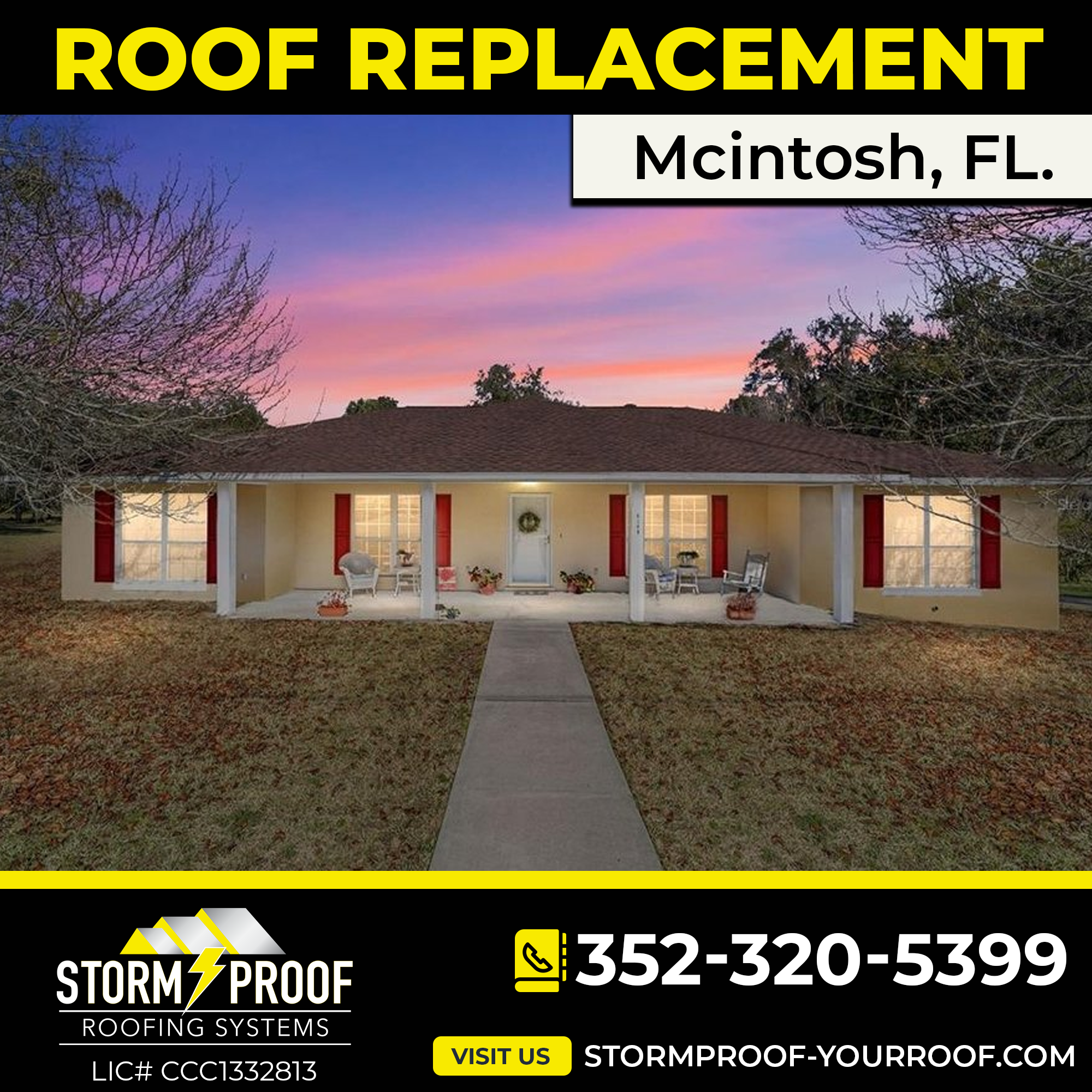 Read more about the article Roof Replacement Mcintosh Florida