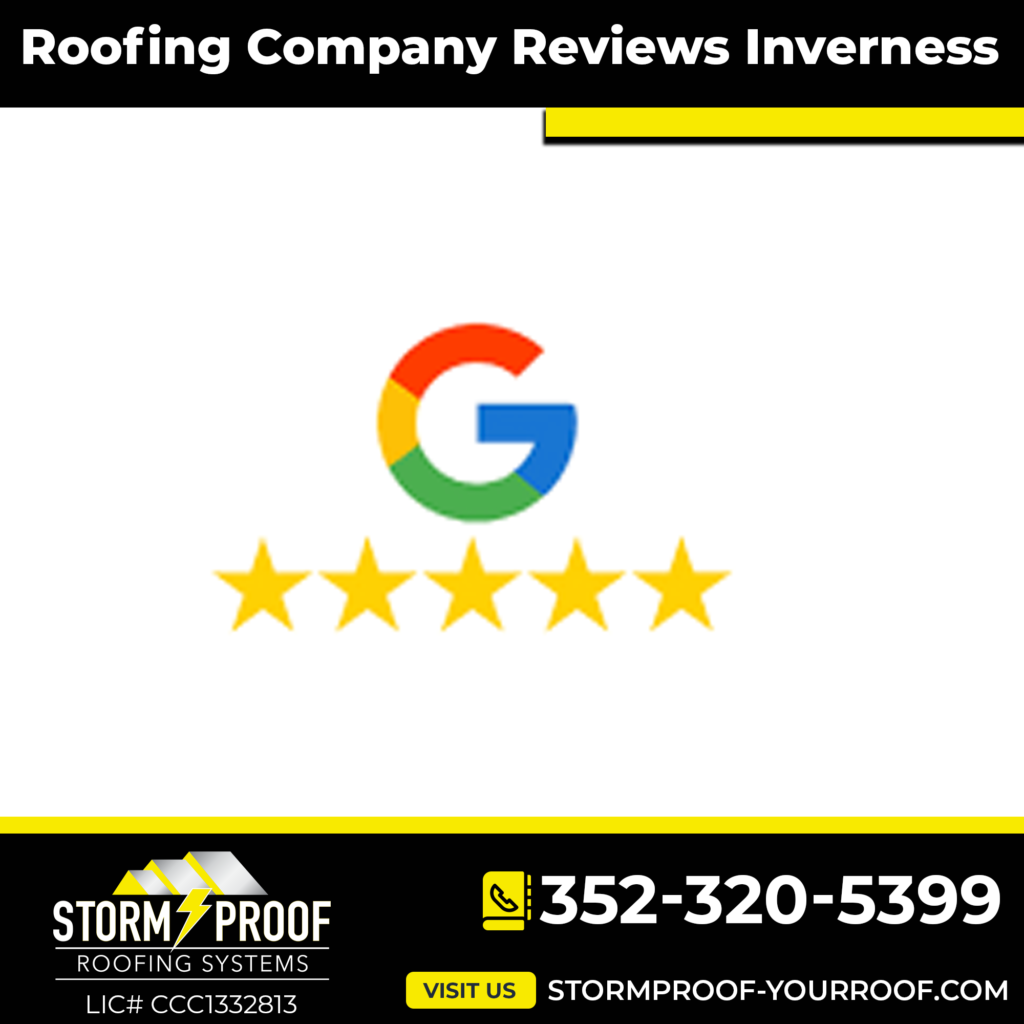 Customer reviews and testimonials for a trusted roofing company in Inverness, FL.