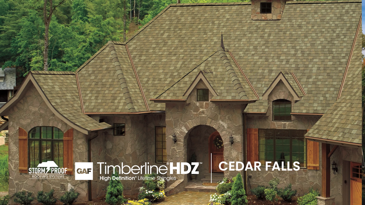 You are currently viewing Cedar Falls Shingles | GAF Timberline HDZ