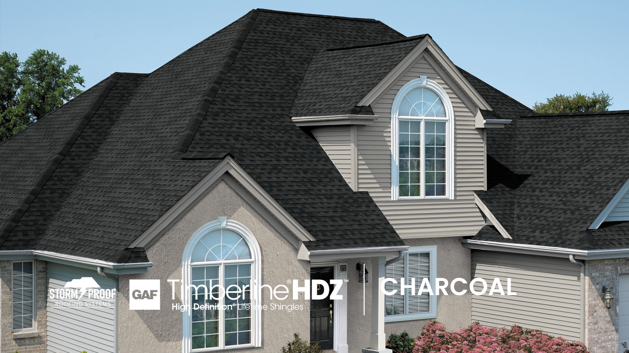 You are currently viewing Bold and Beautiful: GAF Timberline HDZ Shingles in Charcoal