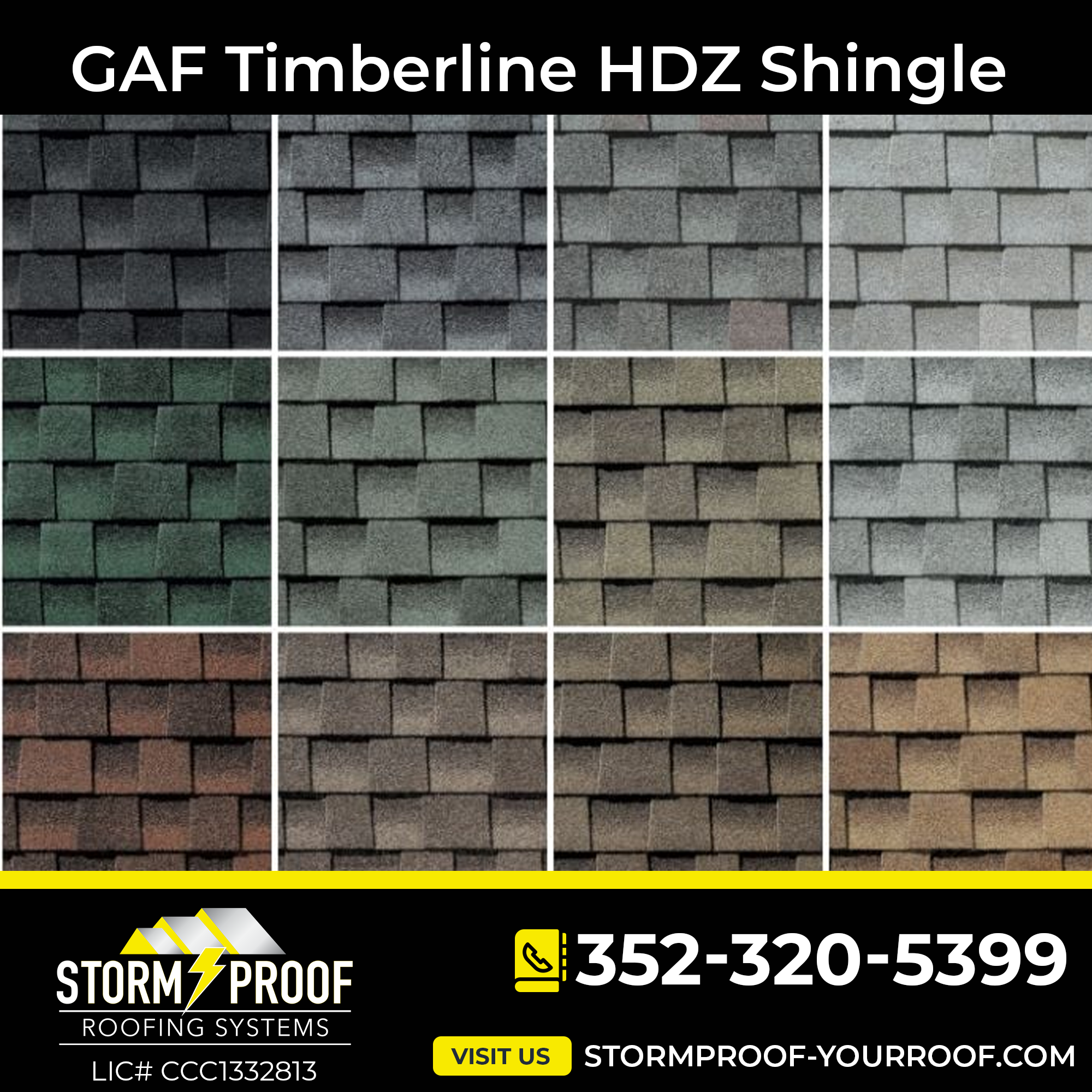 Read more about the article GAF Timberline HDZ Shingle Colors