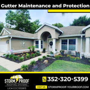 Storm Proof Roofing Systems' expert gutter maintenance and protection services.