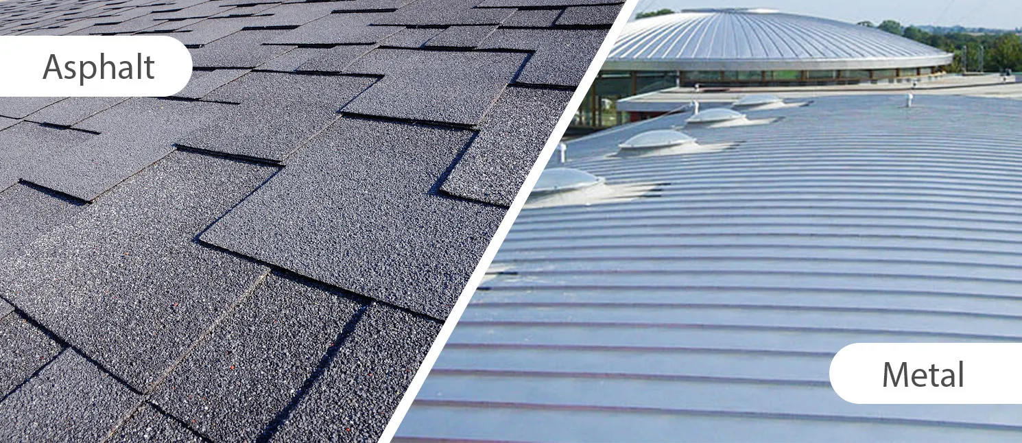 Read more about the article A Comparative Study: Asphalt Shingles vs. Metal Roofs for Storms