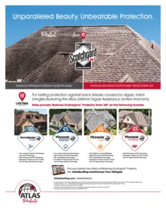 Split Roof Flyer - Elevate Your Home's Style with Scotchgard Designer Shingles