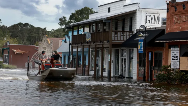 Hurricane Idalia Flooding - Crystal River, Florida