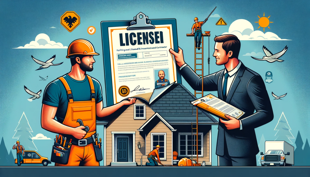 Trust and Safety in Roofing: License and Insurance
