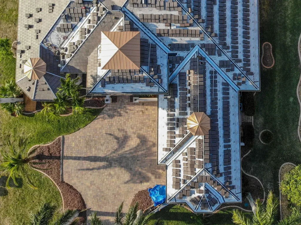 Tile Roof on a Suburban Home